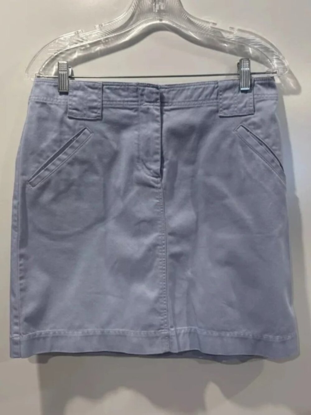 J. Crew Light Blue Cotton Chino Skirt Women’s Size 6 (837)